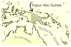 Landkarte Süd Pazifik