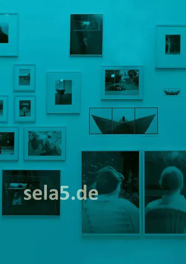 Fotoausstellung Sela5, Ausstelungskatalog, Innenlayout Abbinder