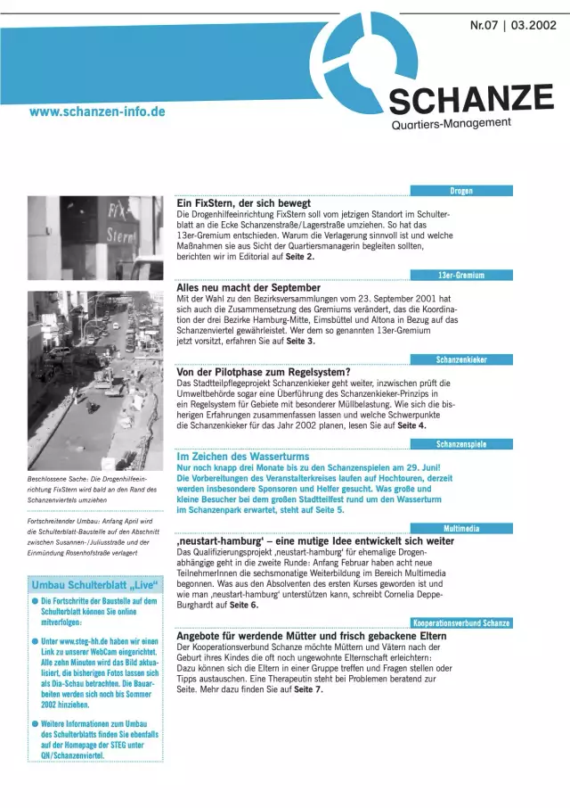 Schanzen-Info, Cover Nr. 7