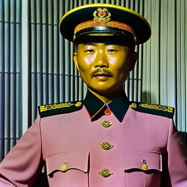 Bild eines chinesischen Polizisten. Erstellt mit generativer KI.